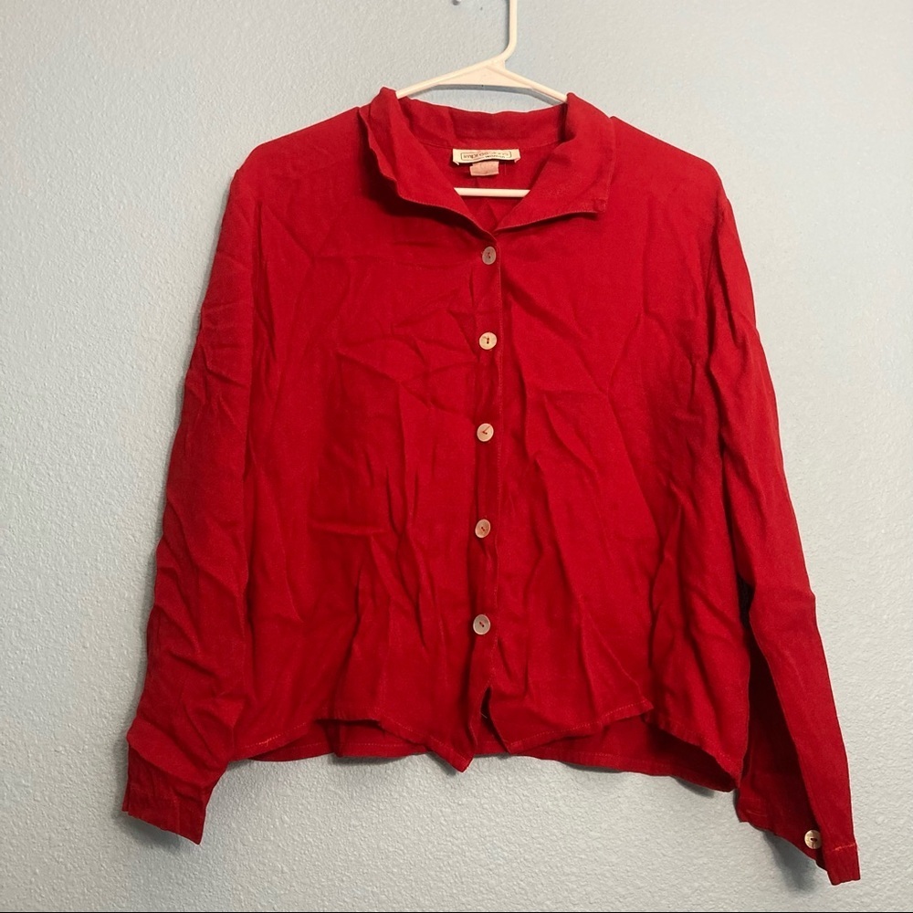 Vintage Impressions Woman Cropped Top - Red - US 18